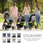 Preview: BAMBINIWELT leichte Kinderwagentasche universal BEUTEL Organizer Einkaufstasche